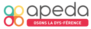 Logo de l'APEDA, Association belge pour les Personnes en Difficulté d'Apprentissage, site web